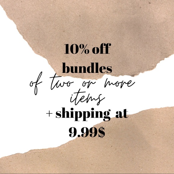 10% off bundles / 2 or more items + shipping 9.99$ - Picture 1 of 1